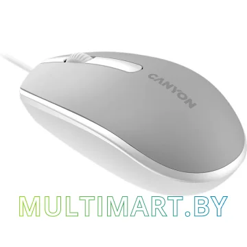 Мышь Canyon M-10 (серый/белый) картинка 2